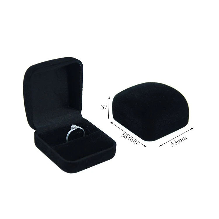 Luxe fluwelen ringdoos – verloving, bruiloft en cadeauverpakking