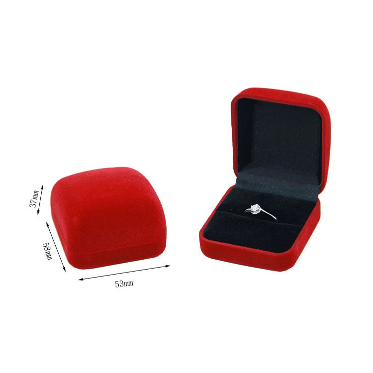 Luxe fluwelen ringdoos – verloving, bruiloft en cadeauverpakking