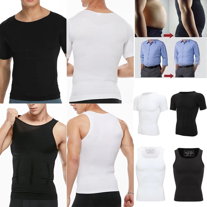 Heren Slimming Body Shaper – Buikcorrectie en Houdingsondersteuning
