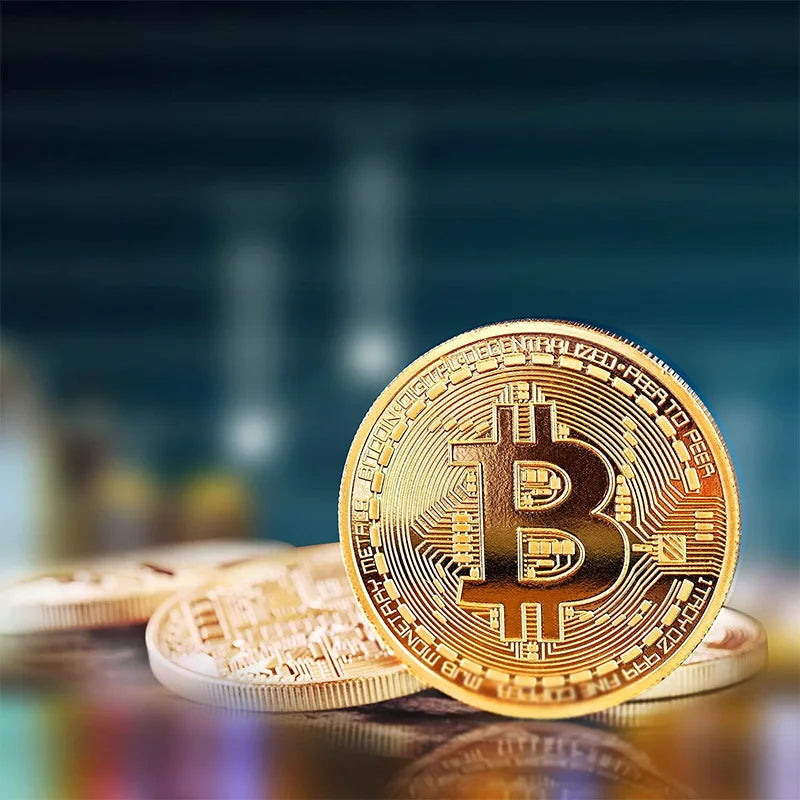 Gouden bitcoin munt – verzamelaarsobject en herdenkingsgift