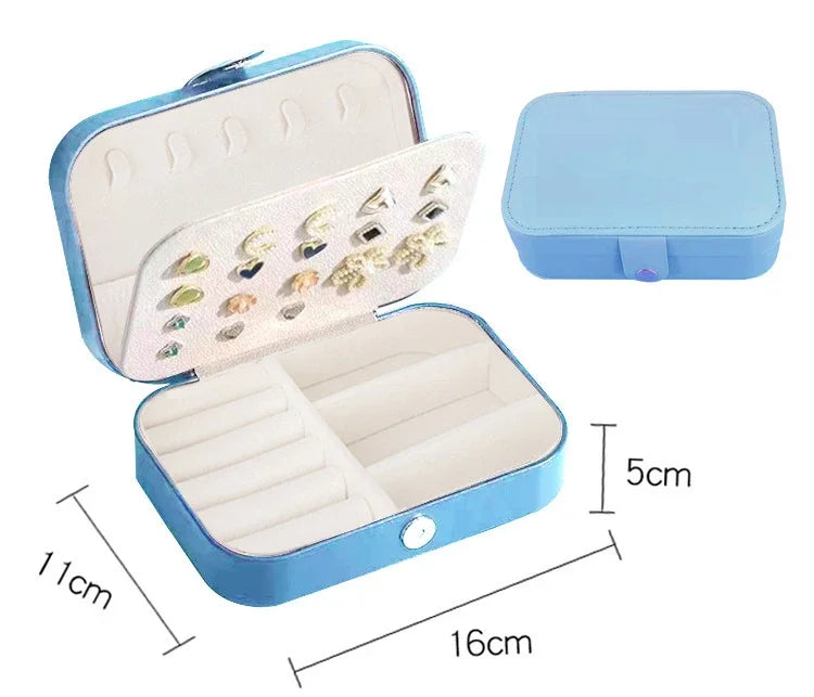 Luxe draagbare sieradendoos – organisator en display voor reizen