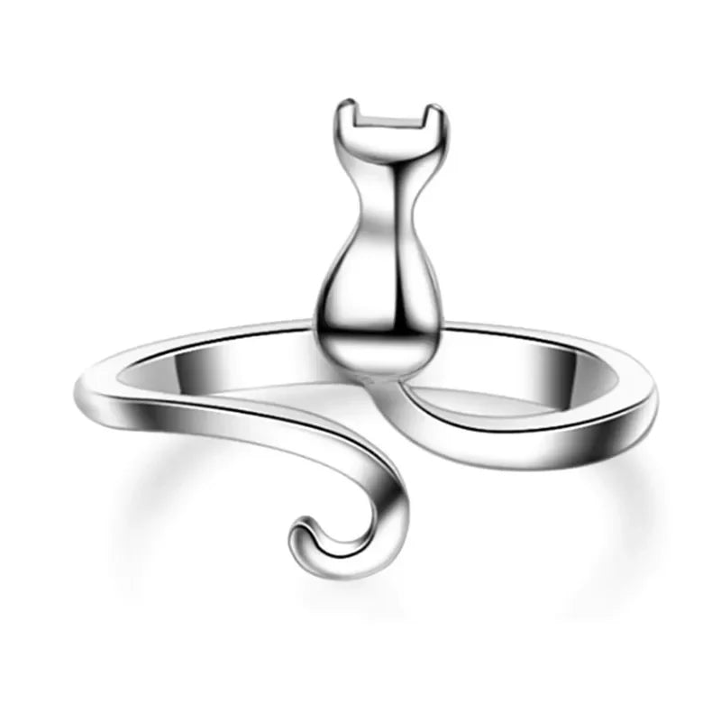 Sterling look kattenring – luxe designer sieraad