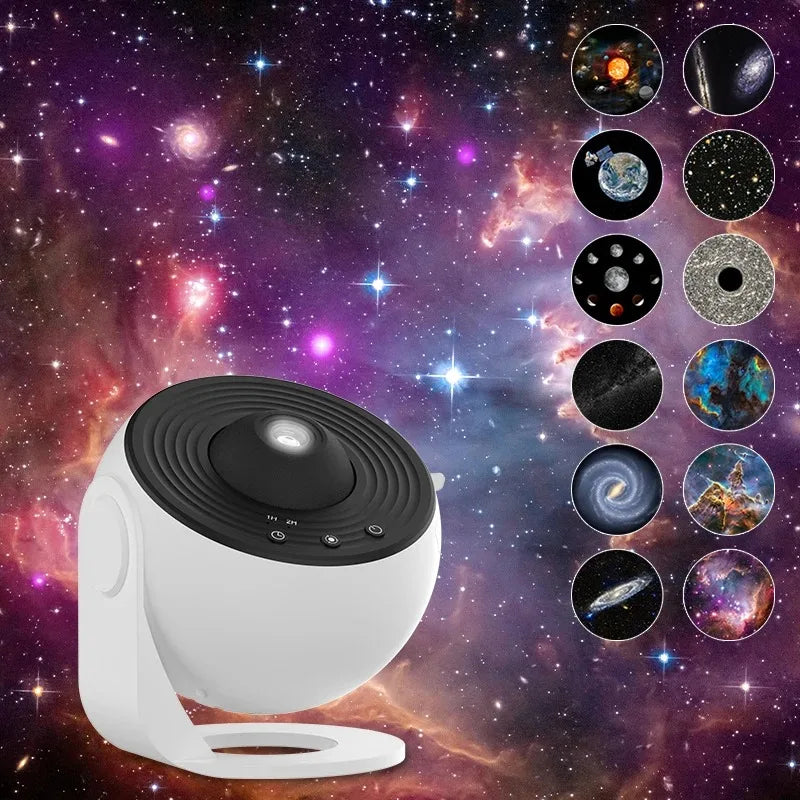 Led galaxy projector – 360° draaibare sterrenhemel nachtlamp