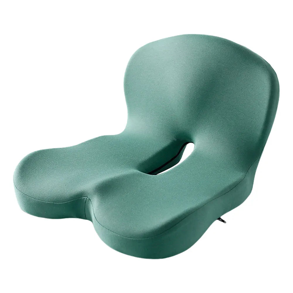 L-vormig Memory Foam Stoelkussen – Met Rugsteun voor Bureau en Auto