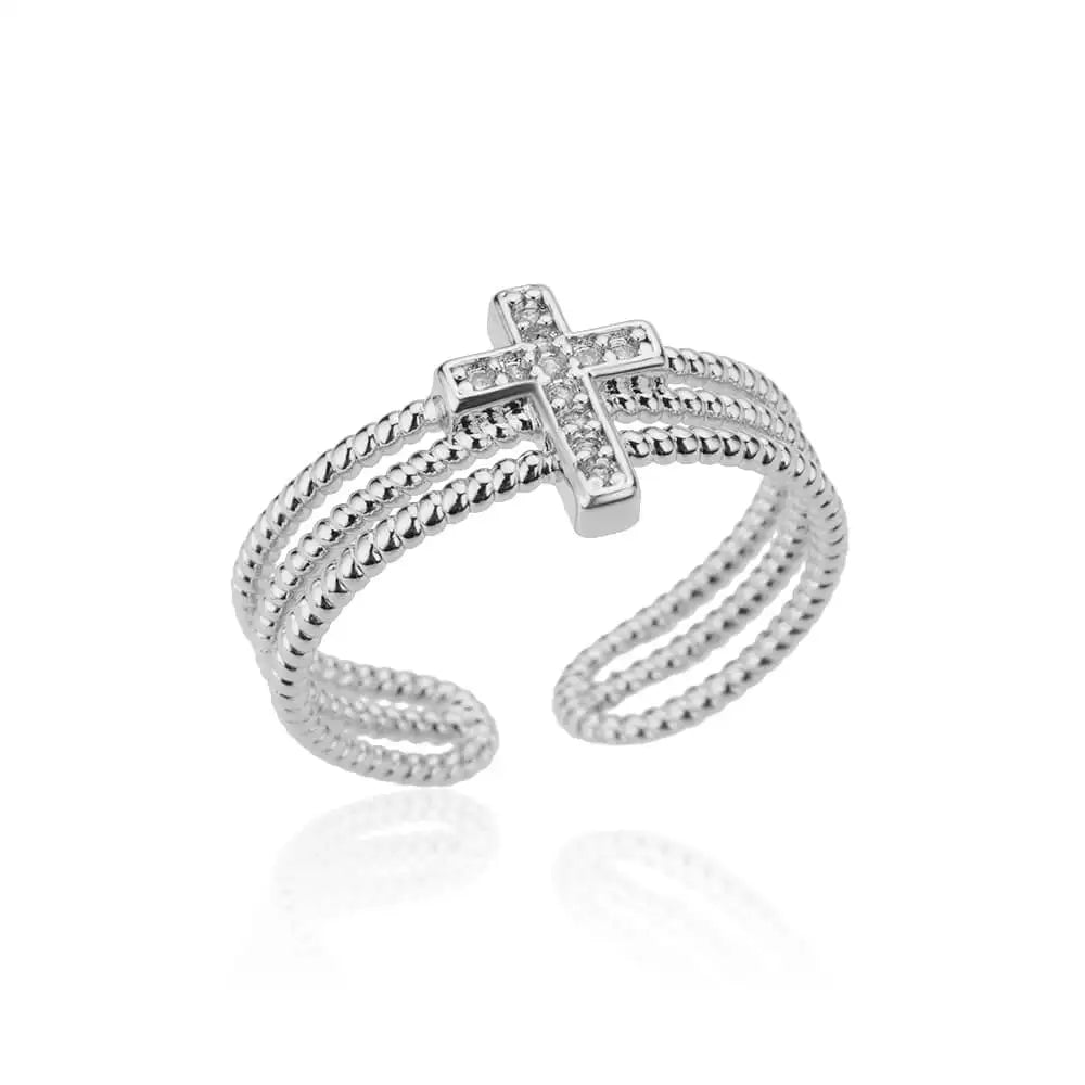 Belt chain ringen collectie – verstelbare roestvrijstalen statement ringen