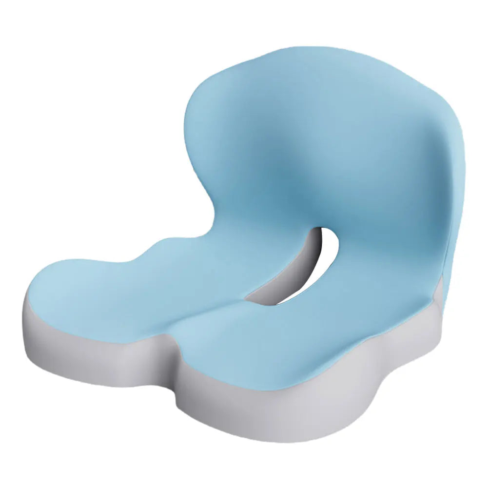 L-vormig Memory Foam Stoelkussen – Met Rugsteun voor Bureau en Auto