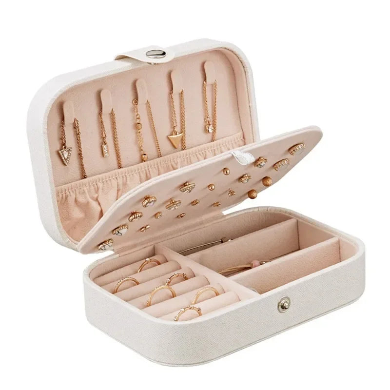 Luxe draagbare sieradendoos – organisator en display voor reizen