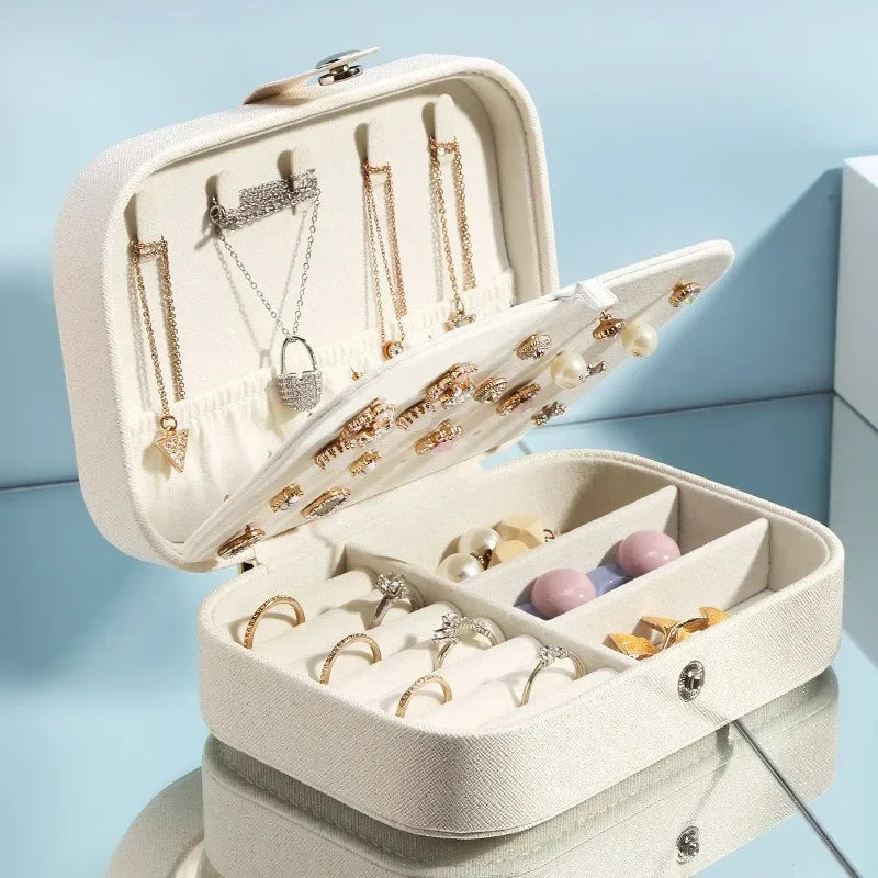 Luxe draagbare sieradendoos – organisator en display voor reizen