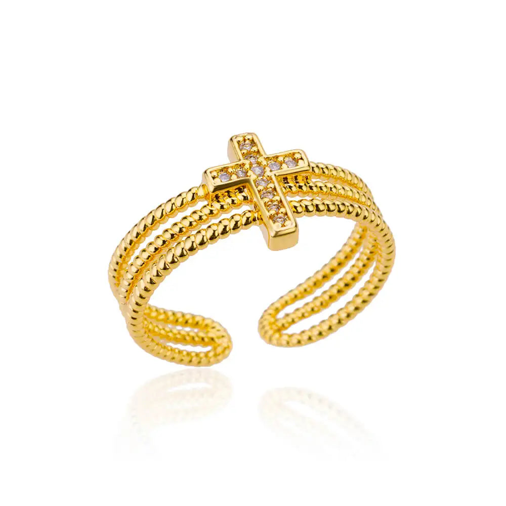 Belt chain ringen collectie – verstelbare roestvrijstalen statement ringen