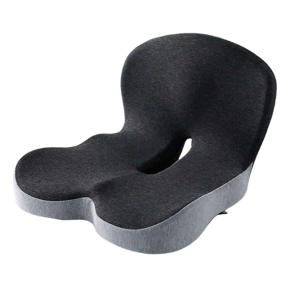 L-vormig Memory Foam Stoelkussen – Met Rugsteun voor Bureau en Auto