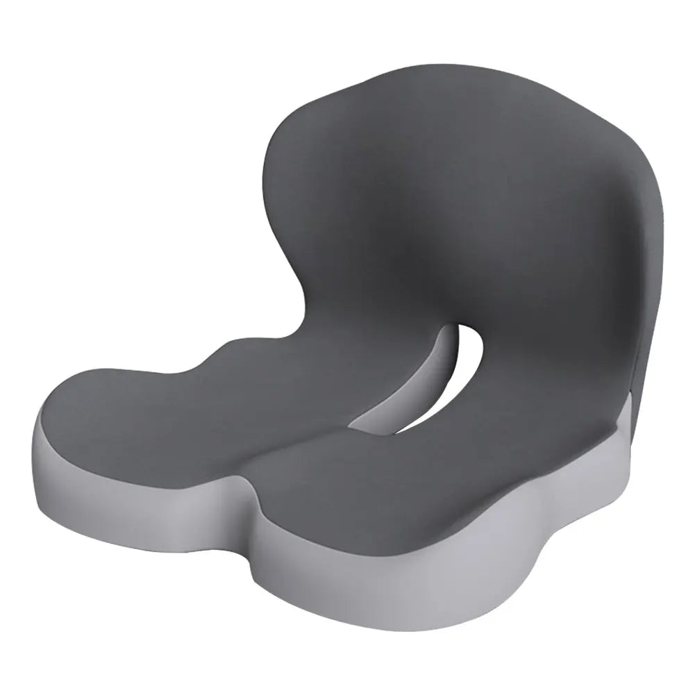 L-vormig Memory Foam Stoelkussen – Met Rugsteun voor Bureau en Auto