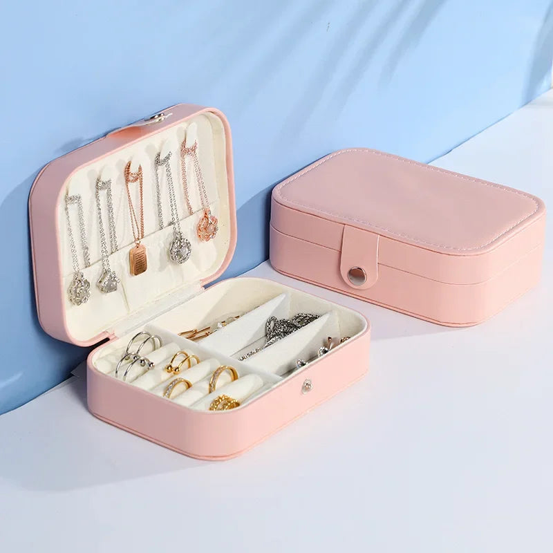 Luxe draagbare sieradendoos – organisator en display voor reizen