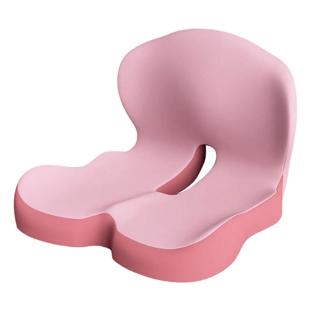 L-vormig Memory Foam Stoelkussen – Met Rugsteun voor Bureau en Auto
