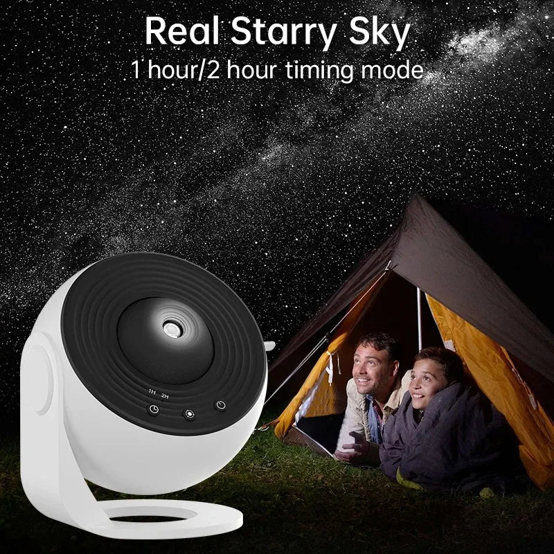 Led galaxy projector – 360° draaibare sterrenhemel nachtlamp