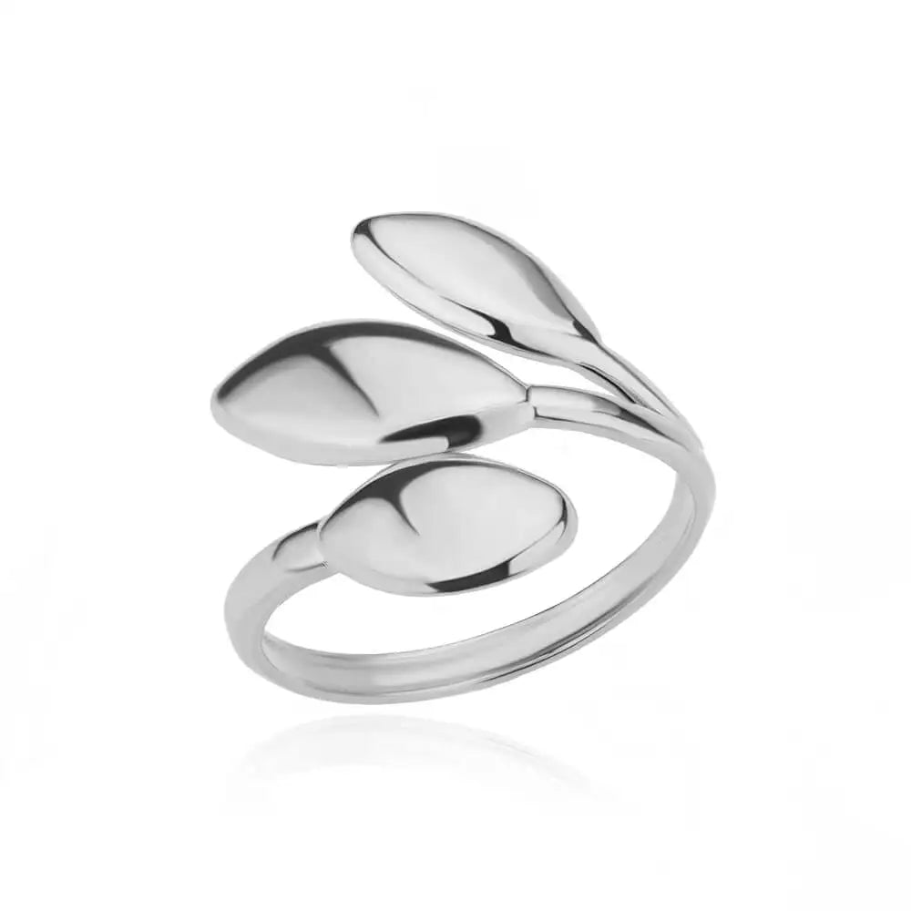Belt chain ringen collectie – verstelbare roestvrijstalen statement ringen