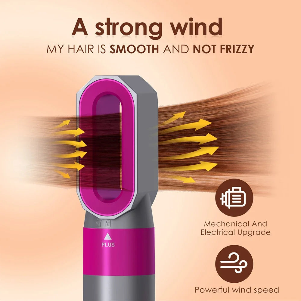 5-in-1 Multifunctionele Haardroger Styler – föhn, krultang, stijltang en borstel in één