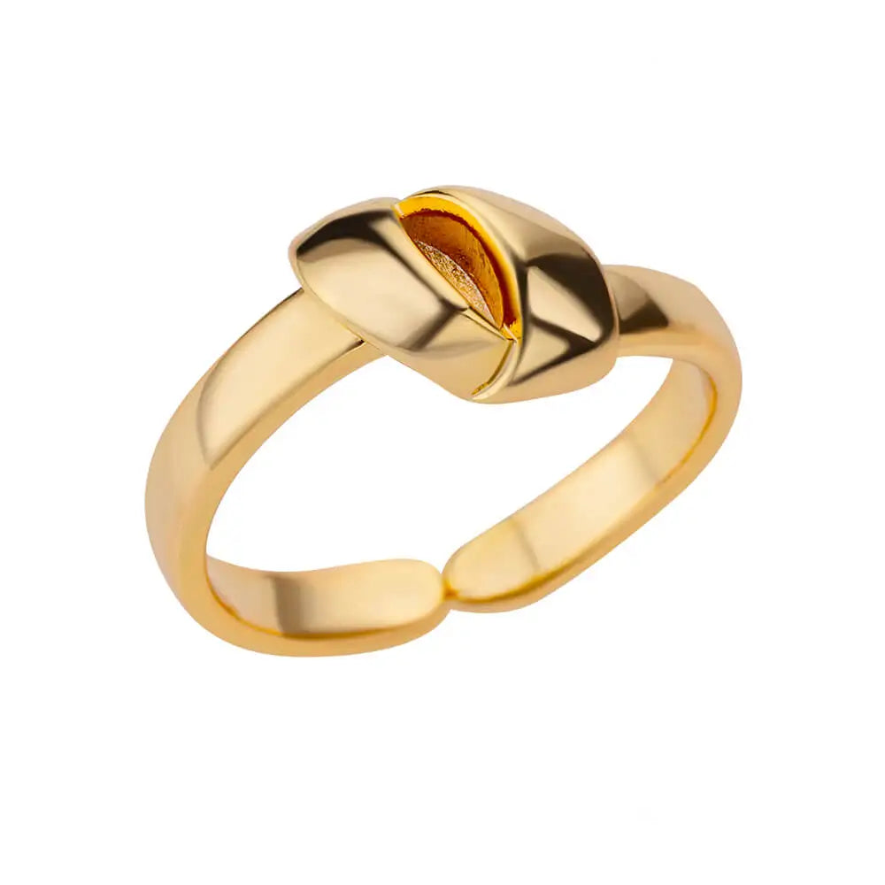 Belt chain ringen collectie – verstelbare roestvrijstalen statement ringen