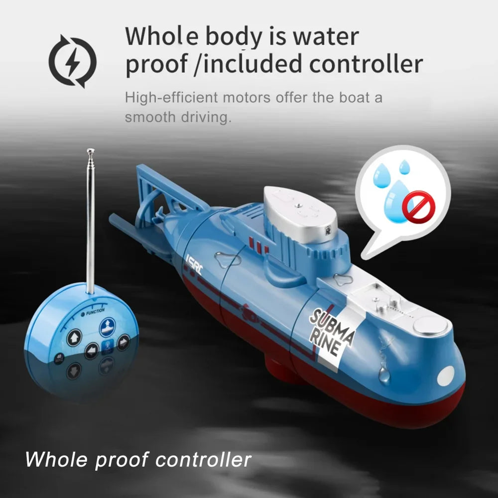 Lsrc 6ch mini rc duikboot – waterdicht model met led-verlichting