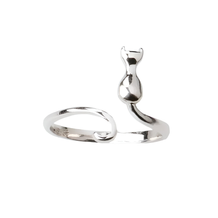 Sterling look kattenring – luxe designer sieraad